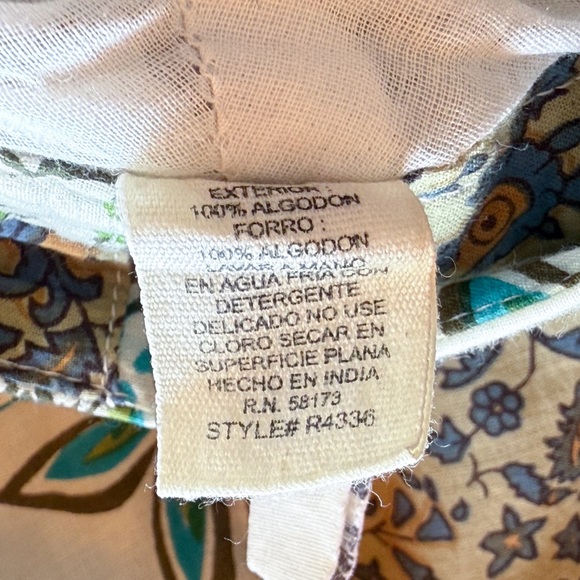 Raga Anthropologie Floral Patchwork Boho Tiered Maxi Skirt India Women’s S - Picture 12 of 12